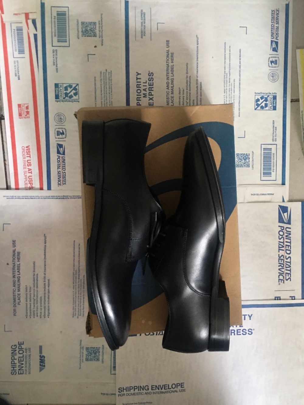 Men’s M.GEMI Black Leather Italian made Dress shoes Size (US 12) (45)